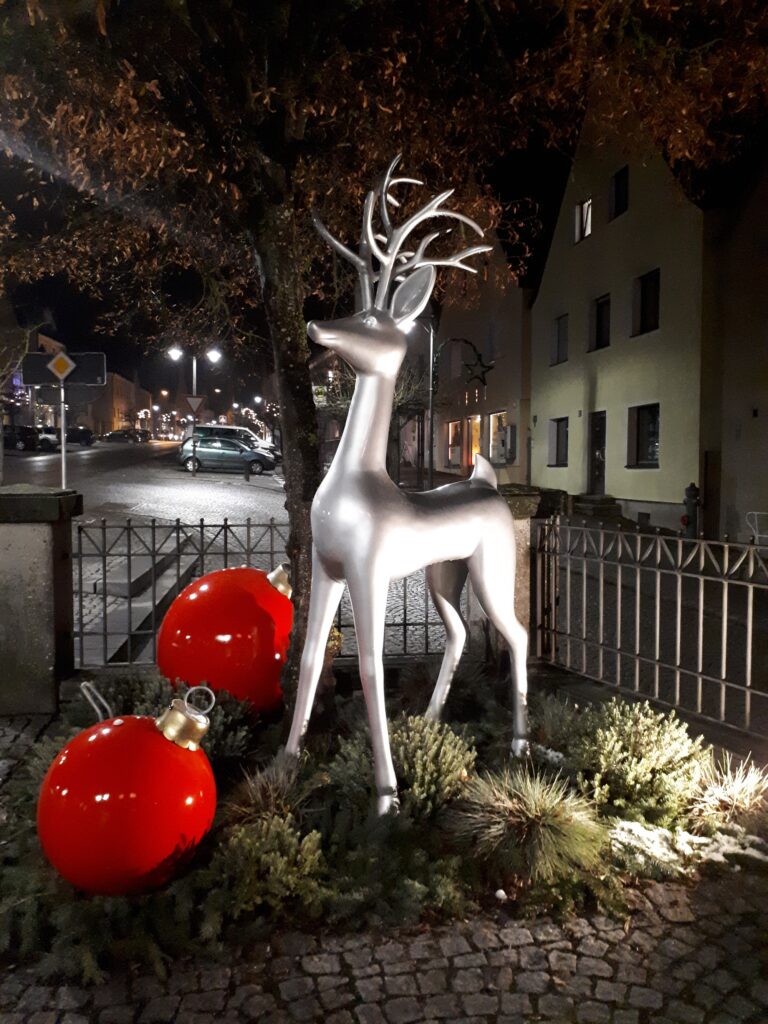 Christmas decoration figure- Reindeer -Stadt-Burgheim