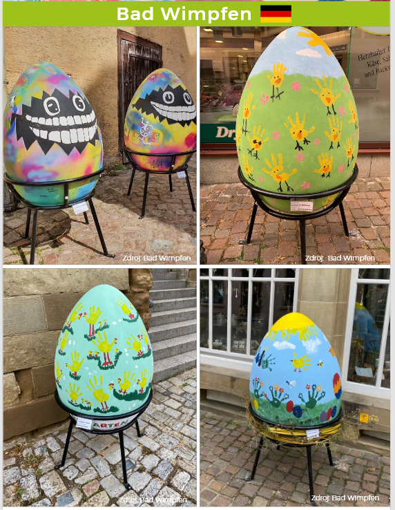 Easter Eggs painted by children