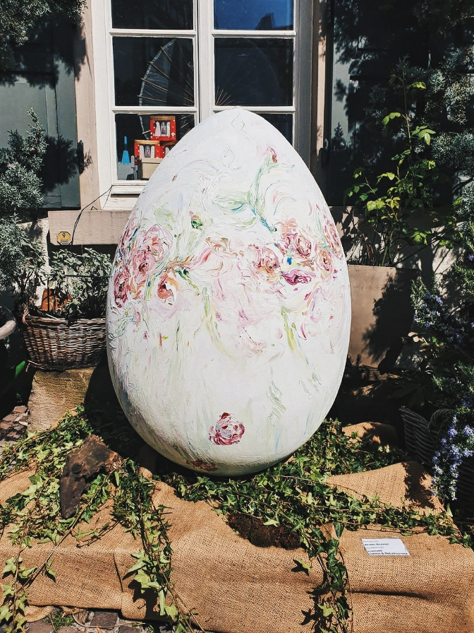Easter Egg painted by local artists