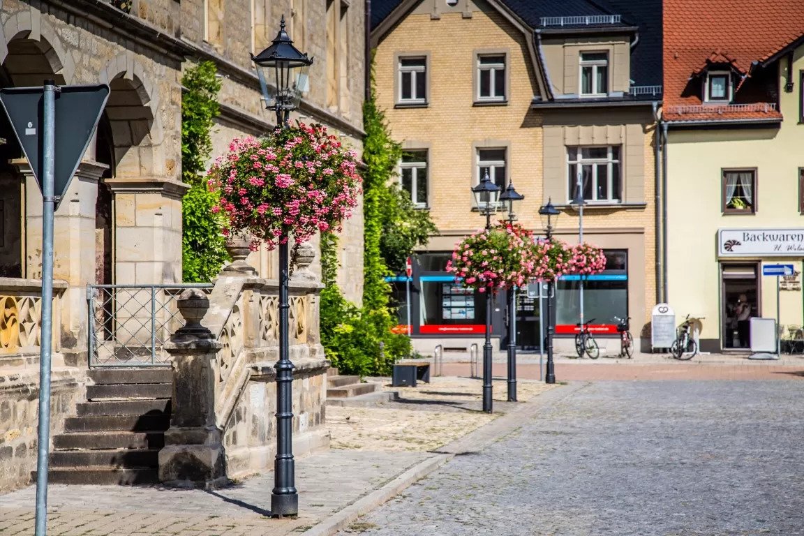 flower towers in germany