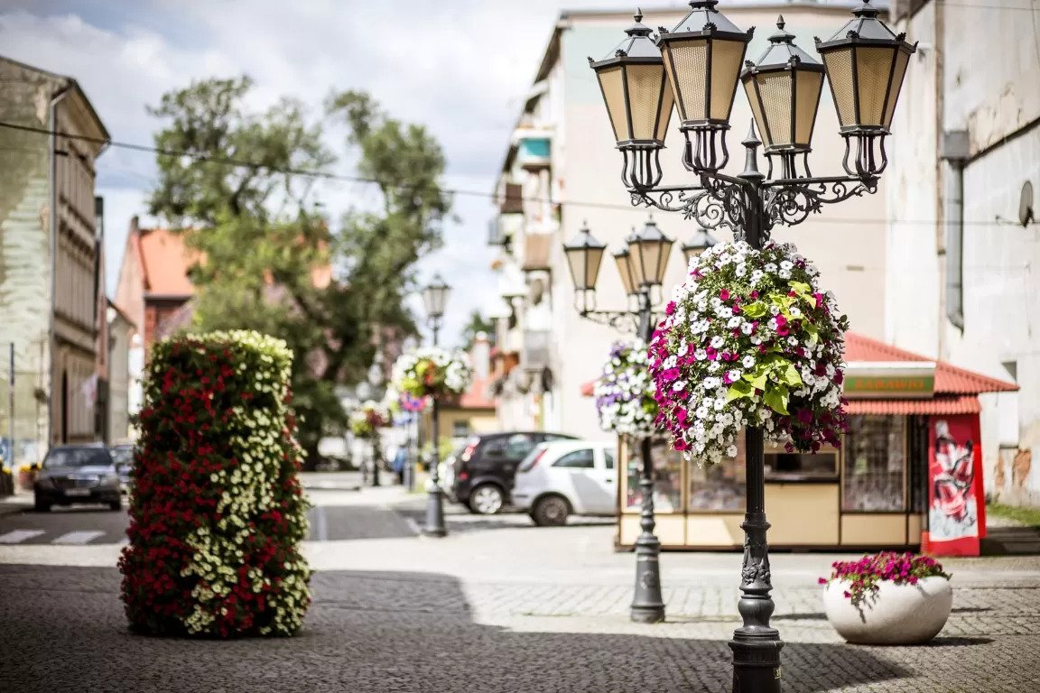 flower towers in poland