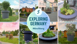 Germany, Part 3: Münchberg – Modern Large Planters in a Green Style