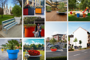 8 Ideas for Using Large-Scale Planters in Public Spaces